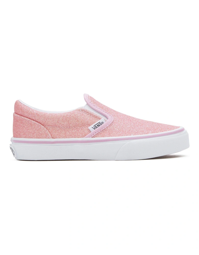 Kids Girls Classic Slip-On Trainers - Pink