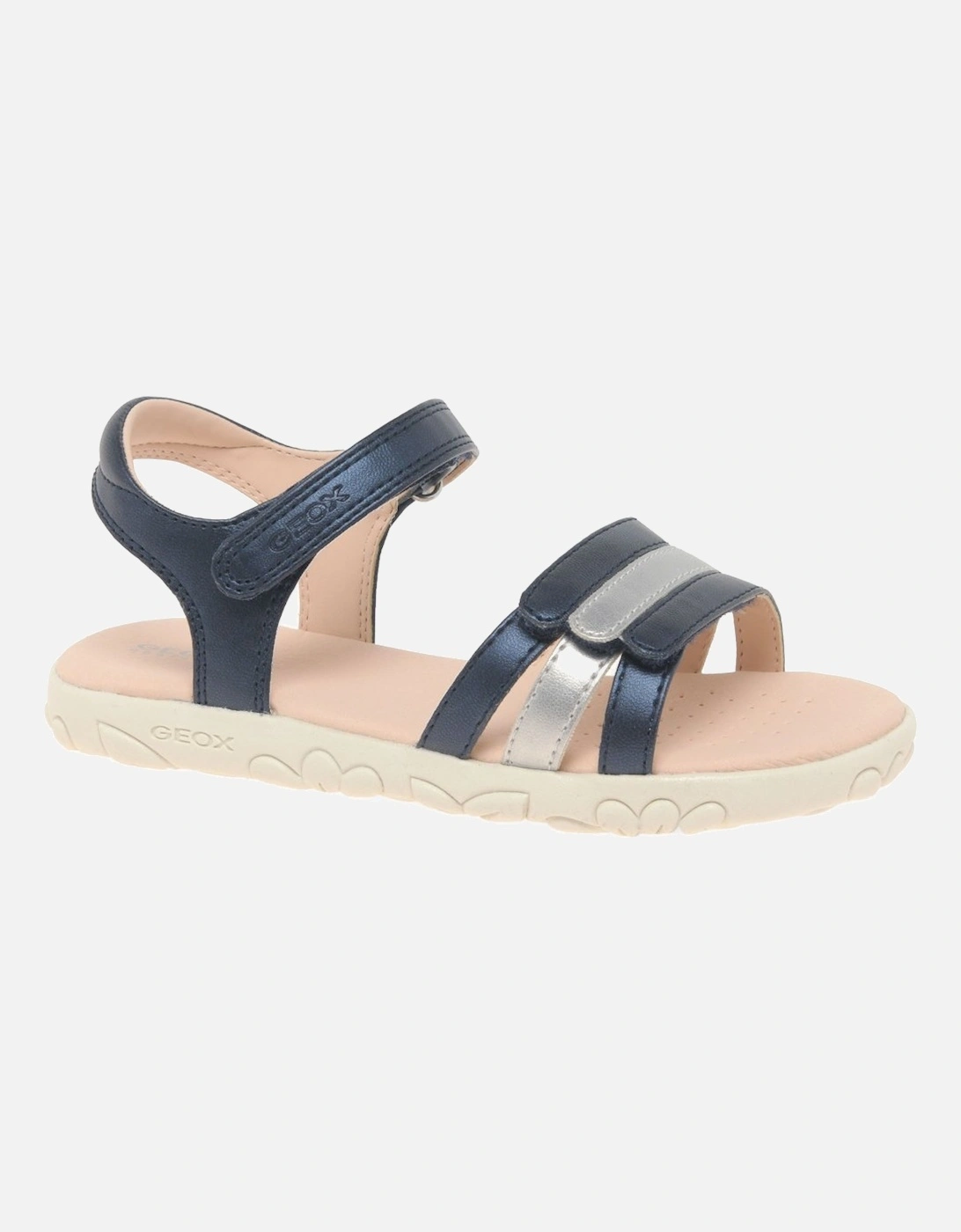 Geox Girls Tan 'S Junior Haiti Sandals - : 2.5 (Older)/F (Standard) Junior 2.5/35 Kids