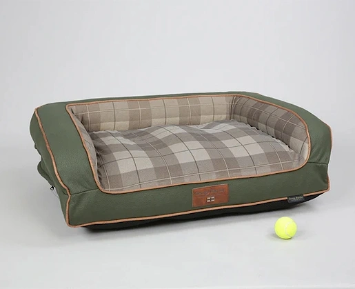 Heritage Dog Sofa Bed Emerald Green 90x65cm