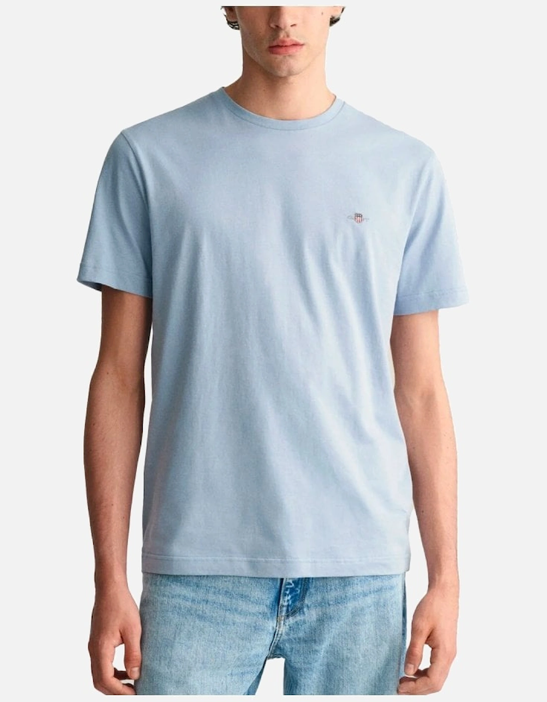 Regular Shield Short Sleeve T Shirt Dove Blue, 4 of 3