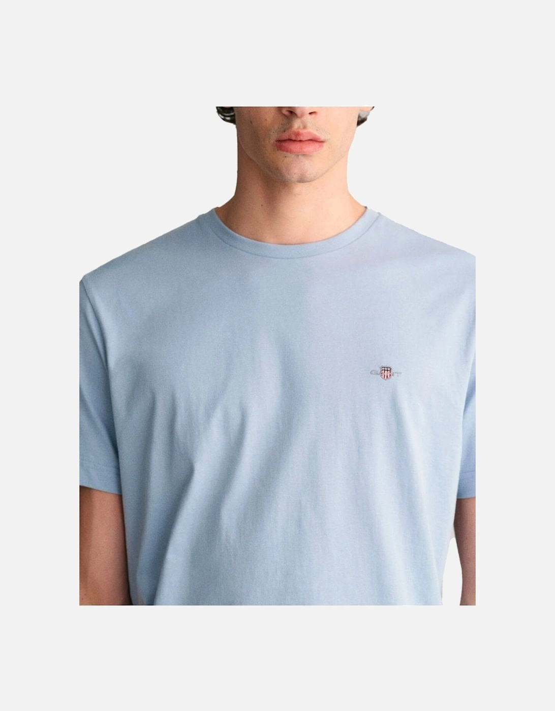 Regular Shield Short Sleeve T Shirt Dove Blue