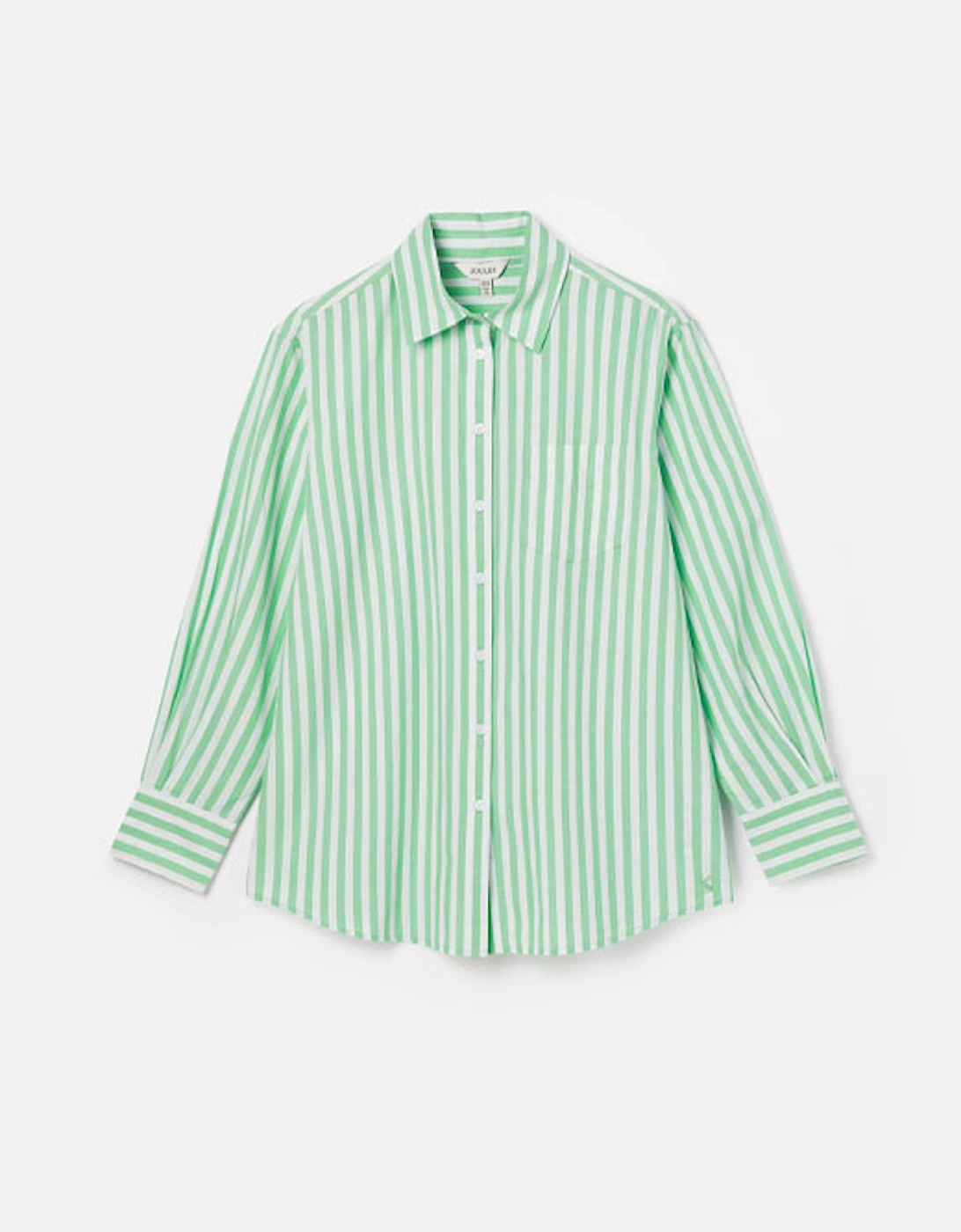 Women's Amilla Shirt Green Stripe