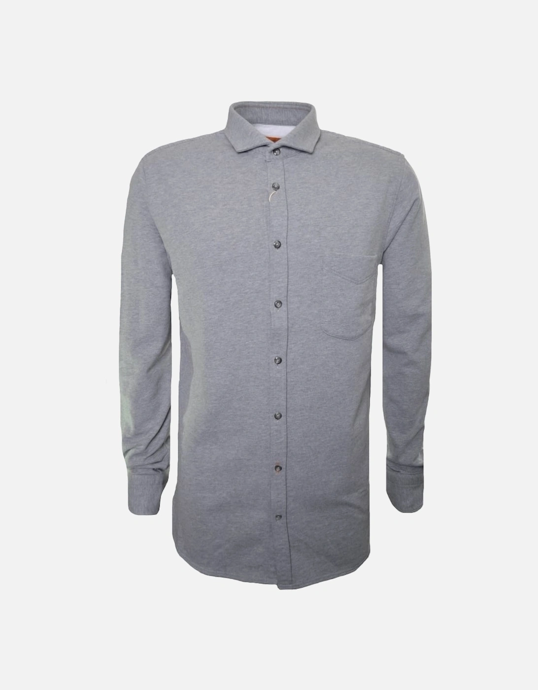 Men's Cattitude Grey Long Sleeved Shirt, 6 of 5