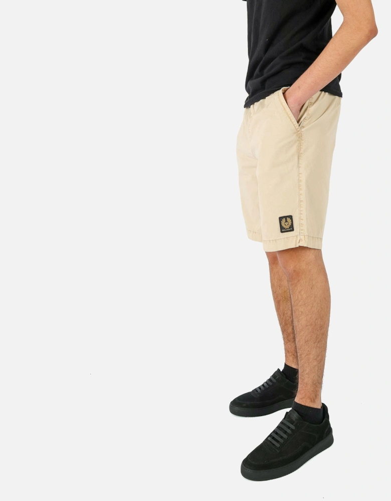 Dalesman Washed Cotton Beige Short