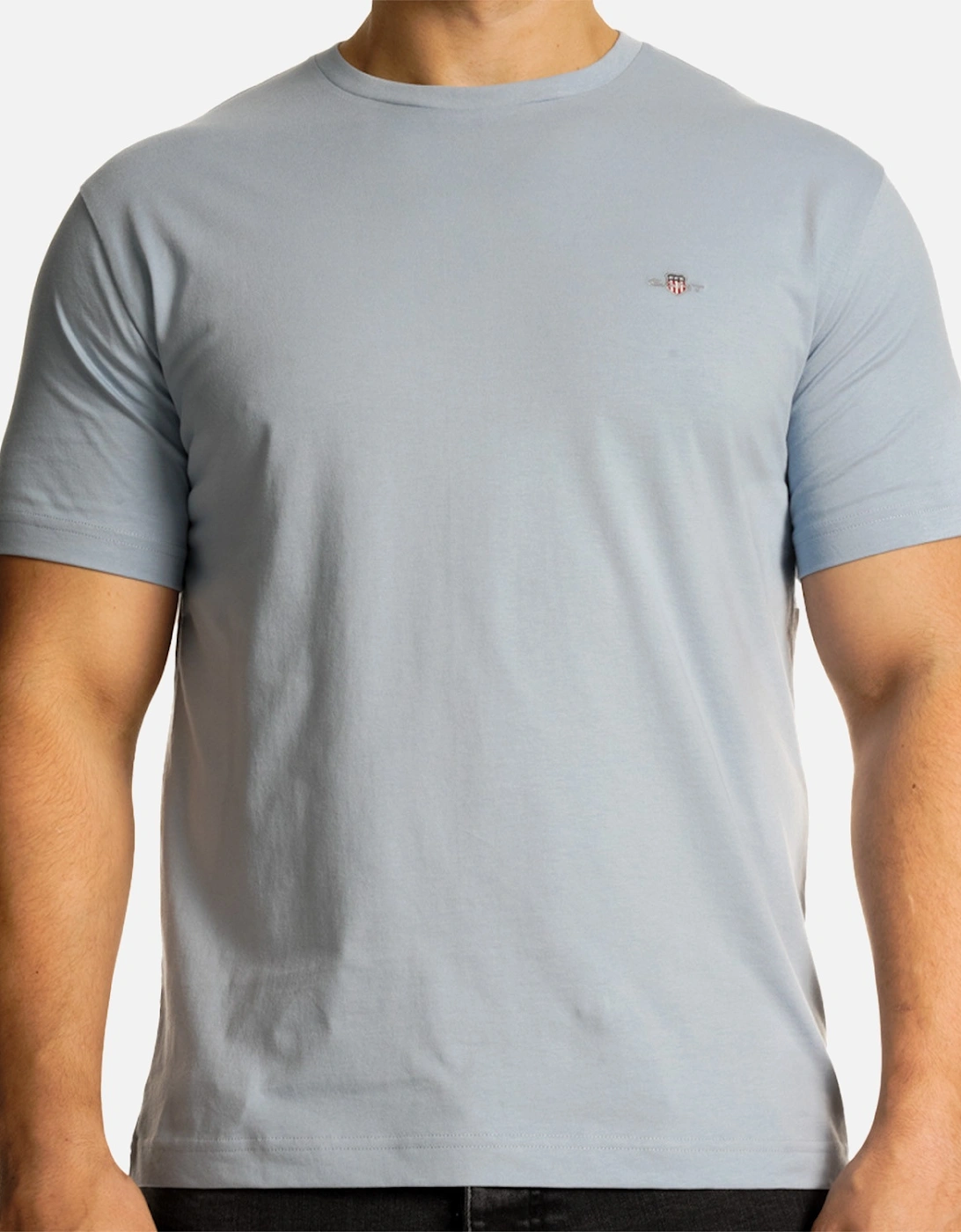 Mens Regular Shield S/S T-Shirt (Light Blue), 8 of 7