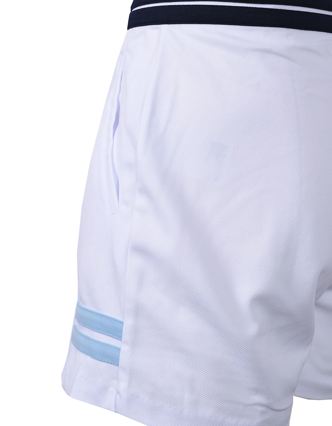 Supermac Tennis Shorts White/Clear Sky