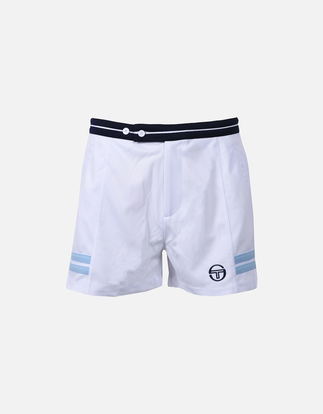 Supermac Tennis Shorts White/Clear Sky, 5 of 4