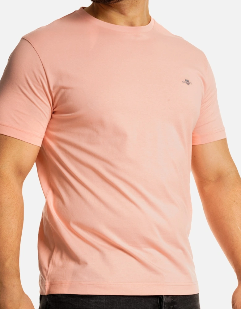 Mens Regular Shield S/S T-Shirt (Pink)
