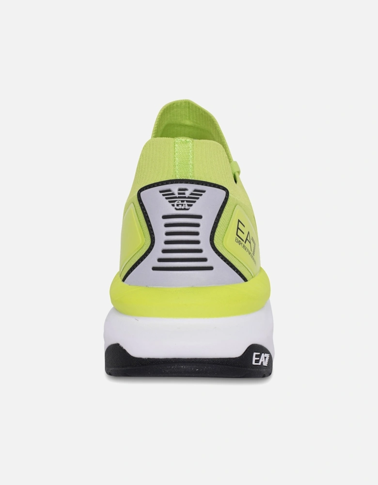 Mens Crusher Distance Mesh Trainers (Lime)