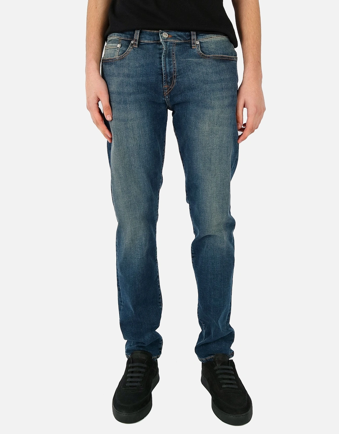 Tapered Stretch Washed Jean