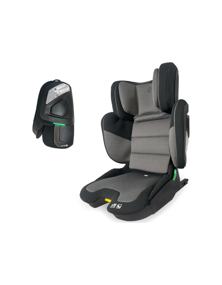 2/3 Foldable i-Size Car Seat - Black