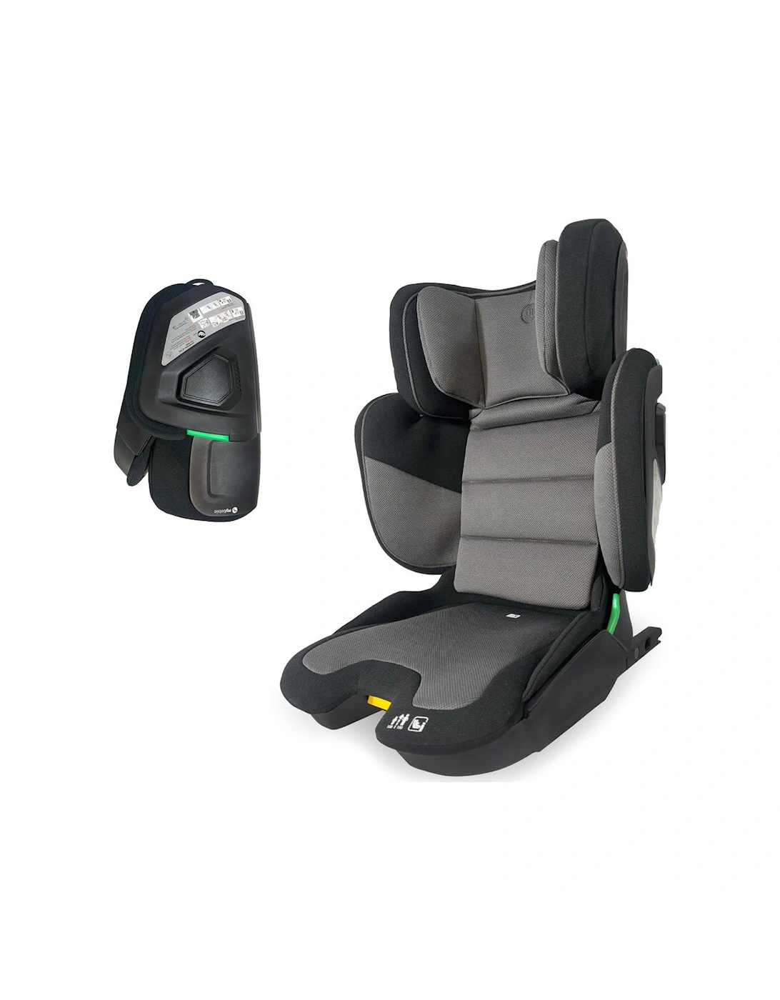 2/3 Foldable i-Size Car Seat - Black, 2 of 1