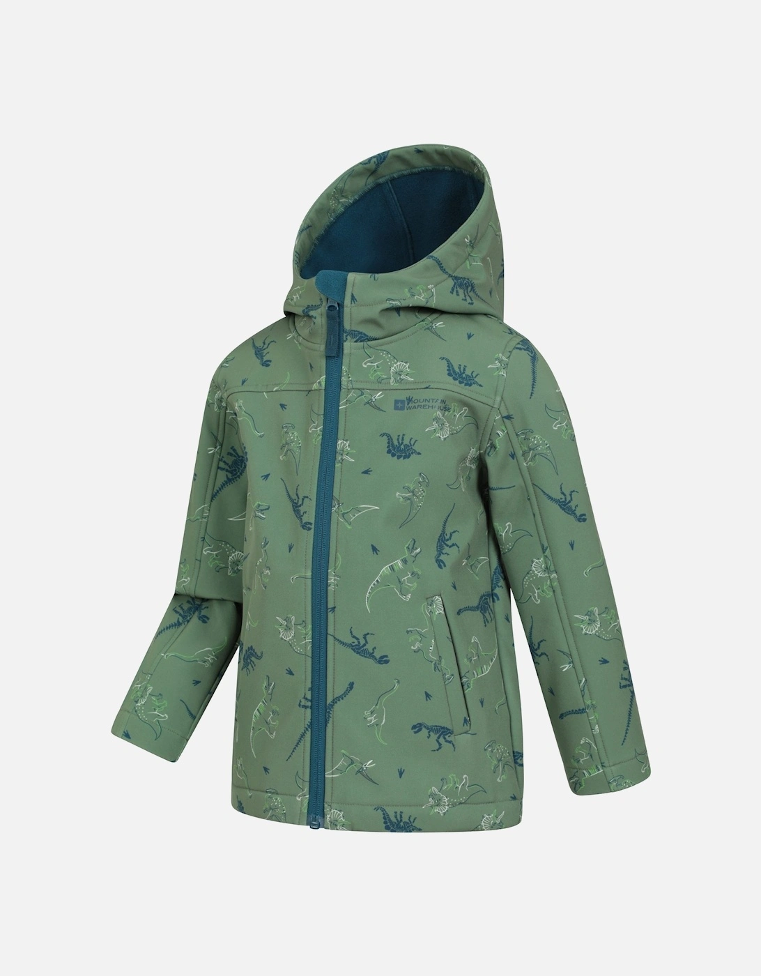 Childrens/Kids Exodus II Dinosaurs Water Resistant Soft Shell Jacket