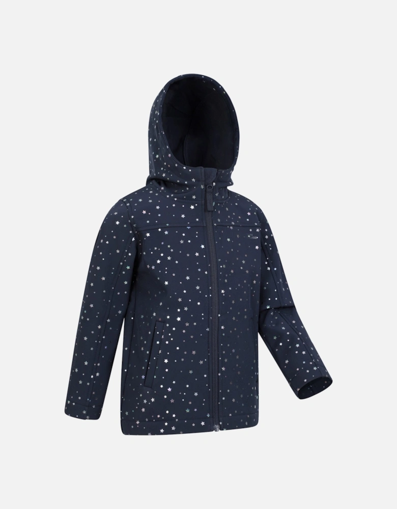Childrens/Kids Exodus II Star Water Resistant Soft Shell Jacket