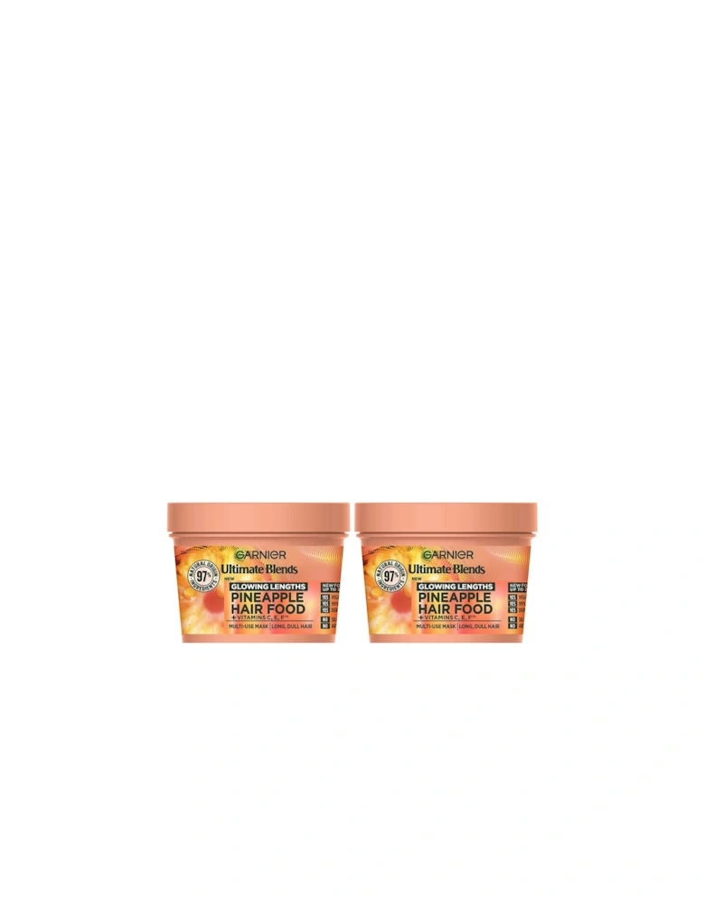Ultimate Blends Pineapple 3-in-1 Glowing Hair Mask Duo
