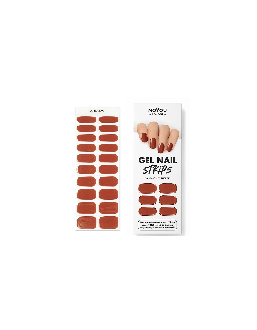 Gel Nail Strip - Cinnamon Bun, 2 of 1