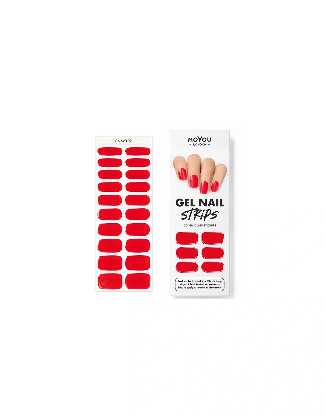 Gel Nail Strip - Red Riding Hood, 2 of 1