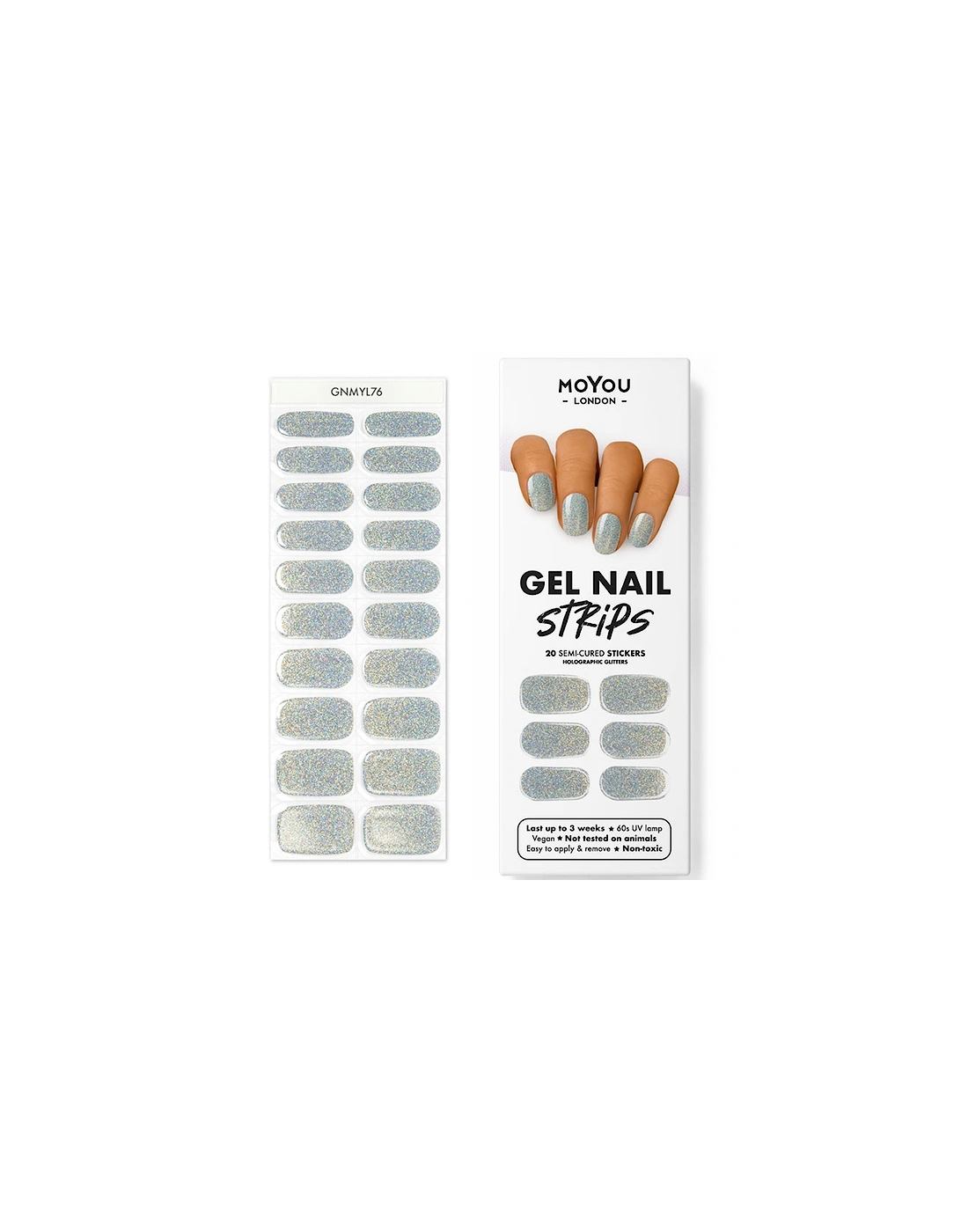 MoYou Gel Nail Strip - Too Glam to Give a Damn, 2 of 1
