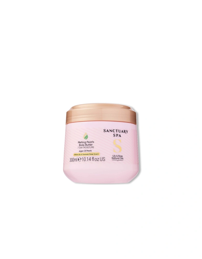 Lily & Rose Natural Oils Melting Pearls Body Butter 300ml