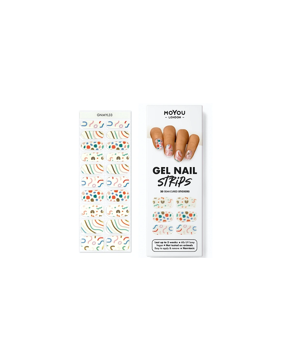 Gel Nail Strip - Confetti Dip, 2 of 1