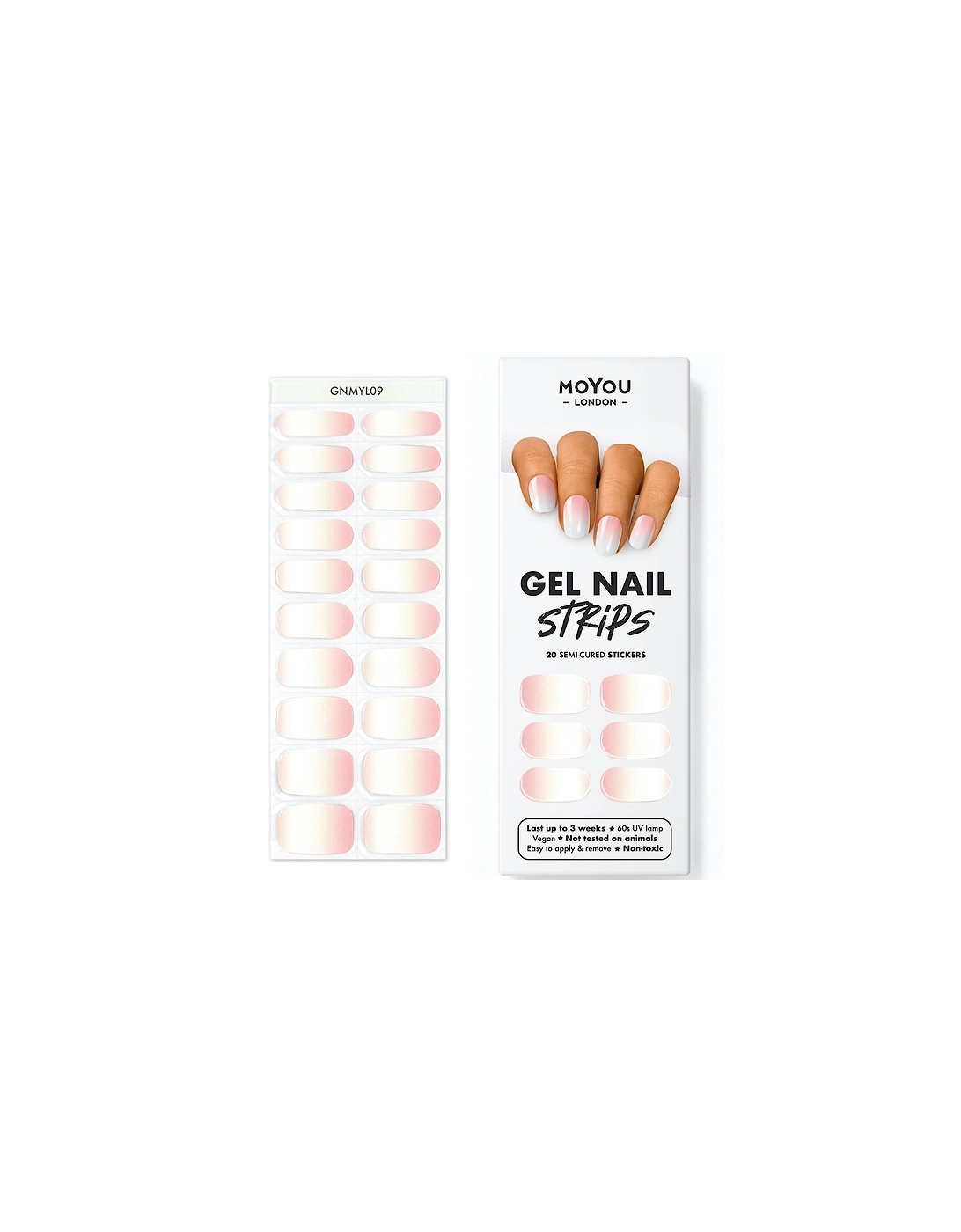 Gel Nail Strip - Pink Sunset, 2 of 1