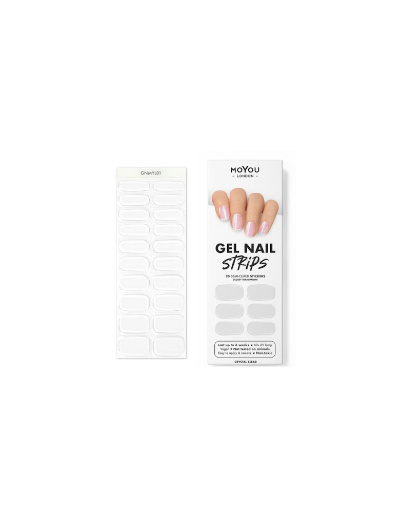 Gel Nail Strip - Crystal Clear