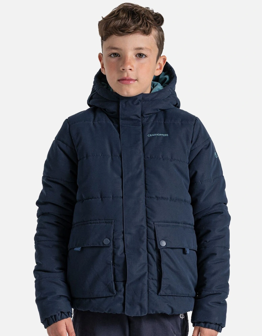 Boys Maro Hooded Relaxed Fit Jacket, 4 of 3