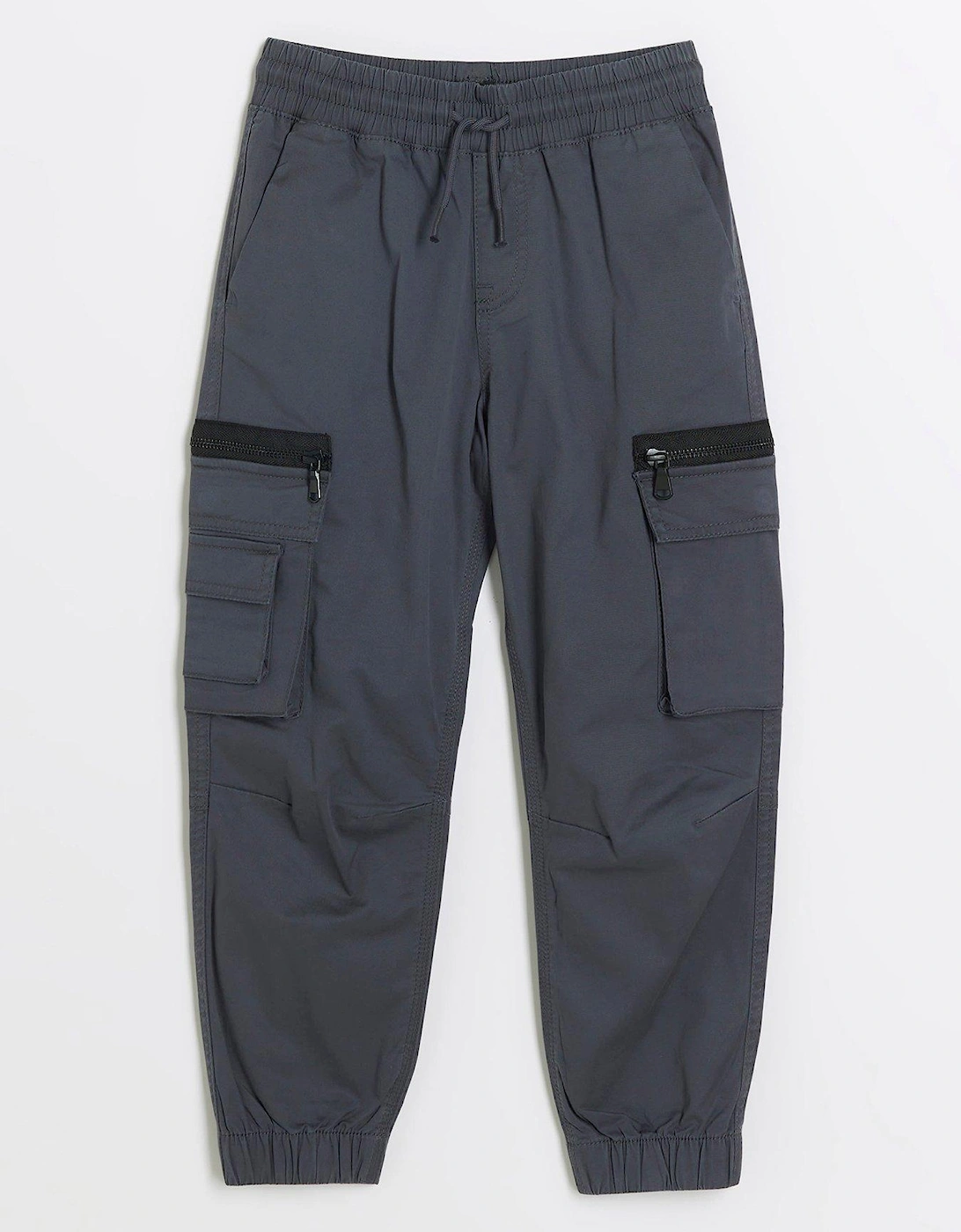 Boys Cargo Trousers - Grey, 2 of 1