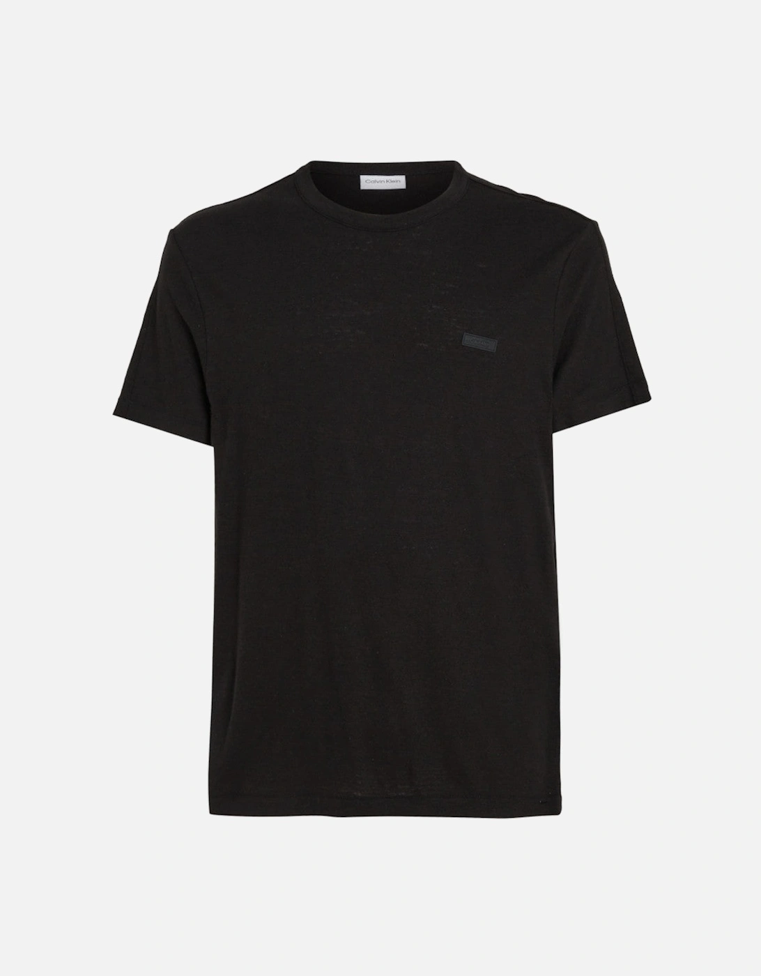 Cotton Linen T-Shirt BEH Black, 5 of 4