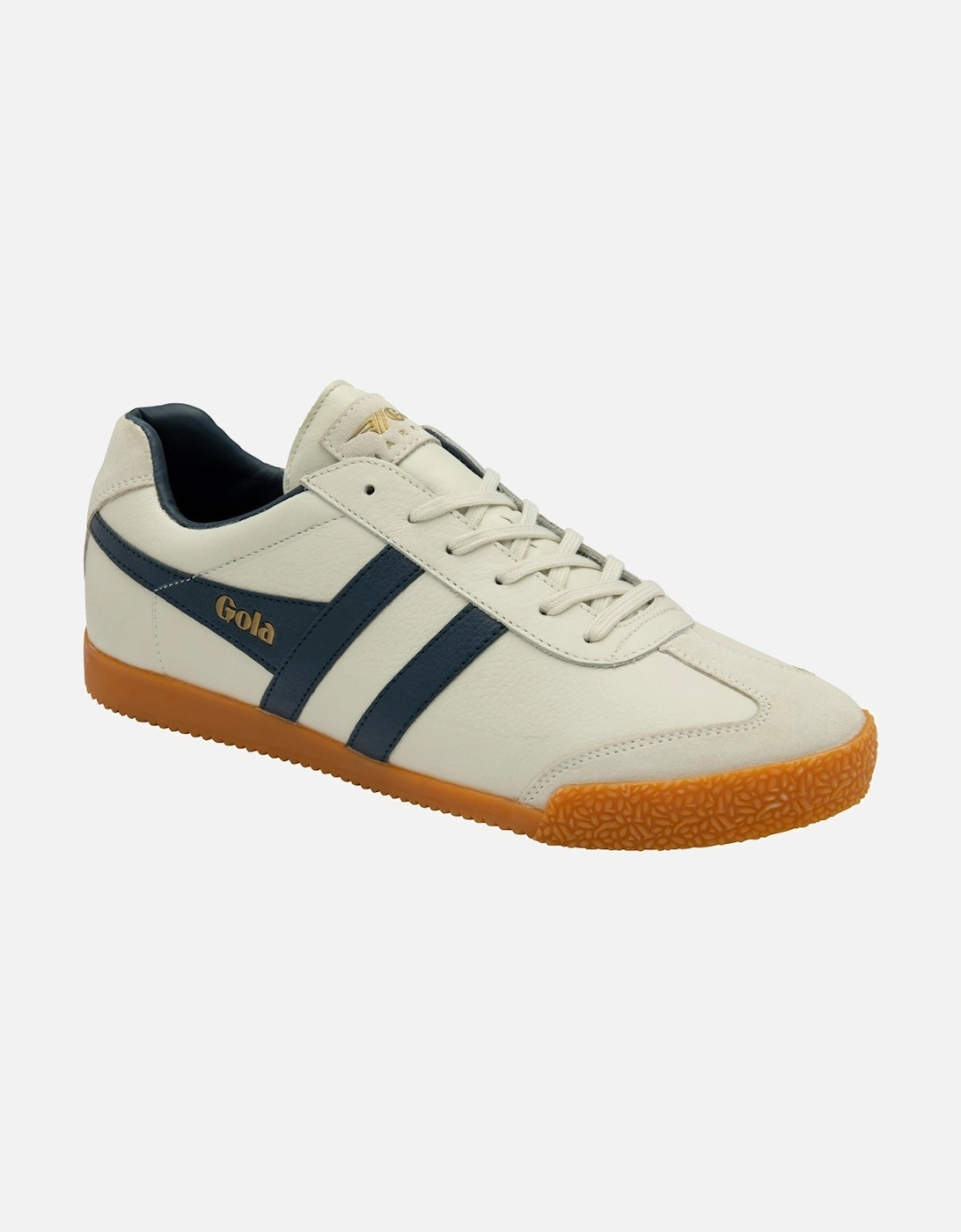 Harrier Leather Mens Trainers, 5 of 4