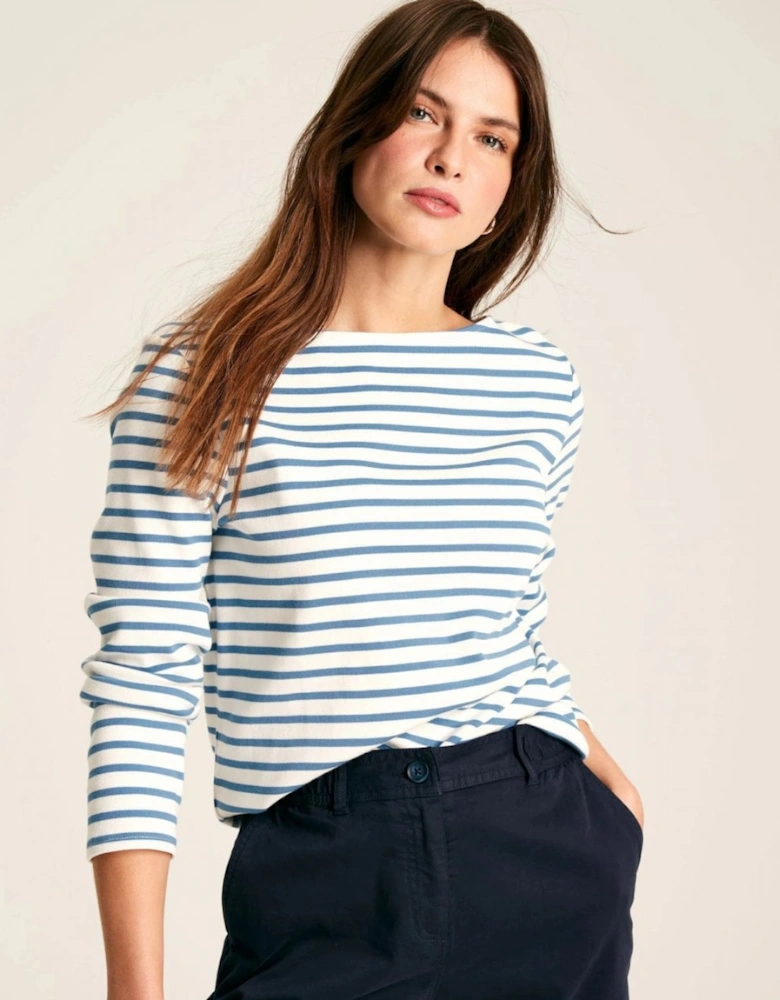 New Harbour Womens Striped Breton Top 224299