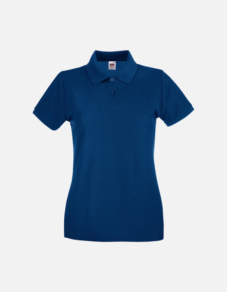 Womens/Ladies Premium Cotton Pique Lady Fit Polo Shirt