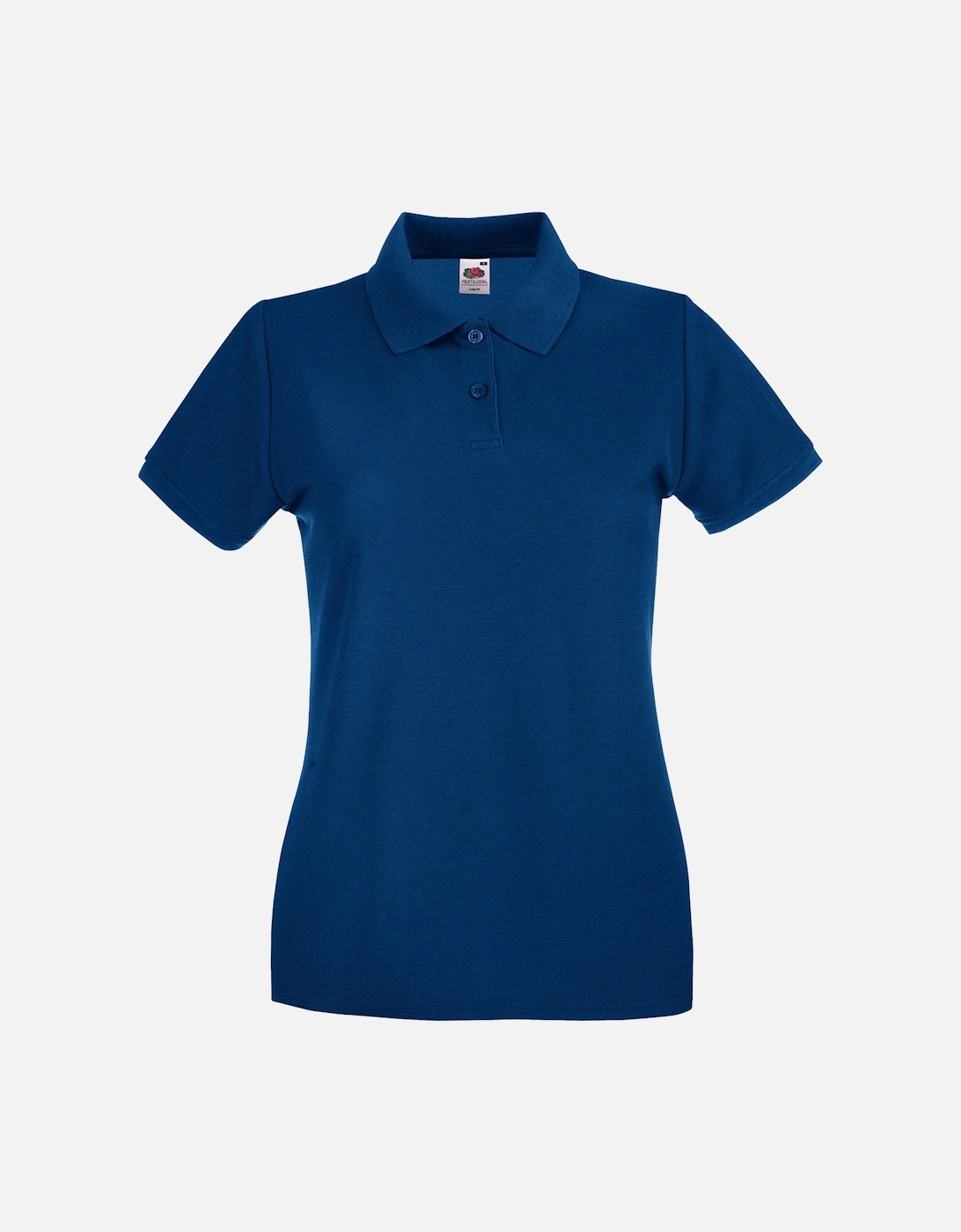 Womens/Ladies Premium Cotton Pique Lady Fit Polo Shirt, 3 of 2