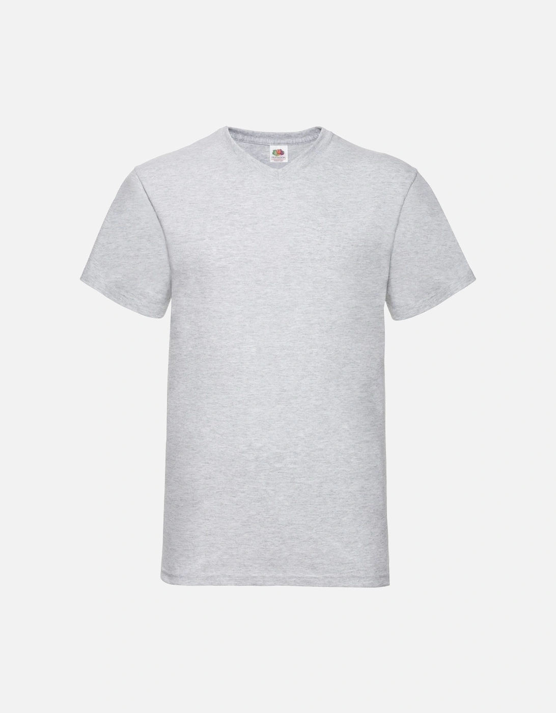 Mens Valueweight Heather V Neck T-Shirt, 4 of 3