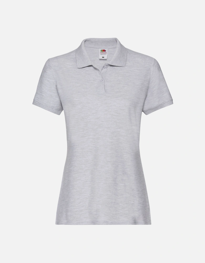 Womens/Ladies Premium Cotton Pique Lady Fit Polo Shirt