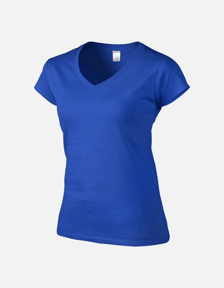 Womens/Ladies Soft Style V Neck T-Shirt