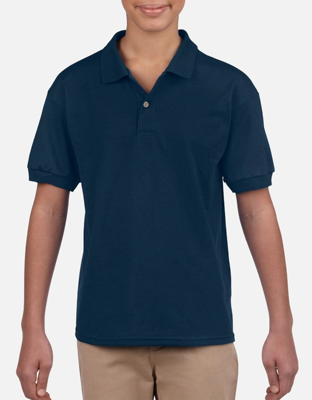 Childrens/Kids Plain Jersey Polo Shirt