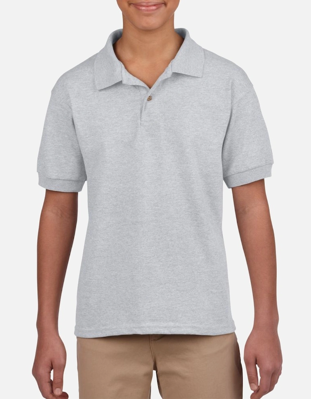 Childrens/Kids Plain Jersey Polo Shirt
