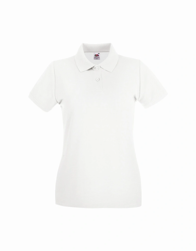 Womens/Ladies Cotton Pique Lady Fit Polo Shirt
