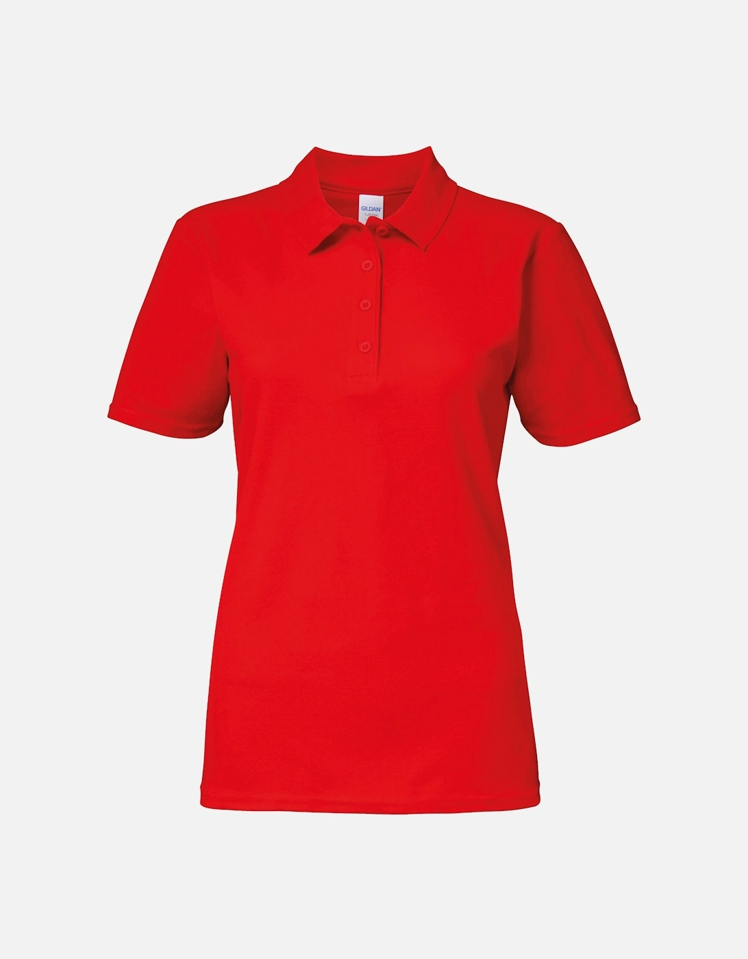 Softstyle Womens/Ladies Short Sleeve Double Pique Polo Shirt, 4 of 3