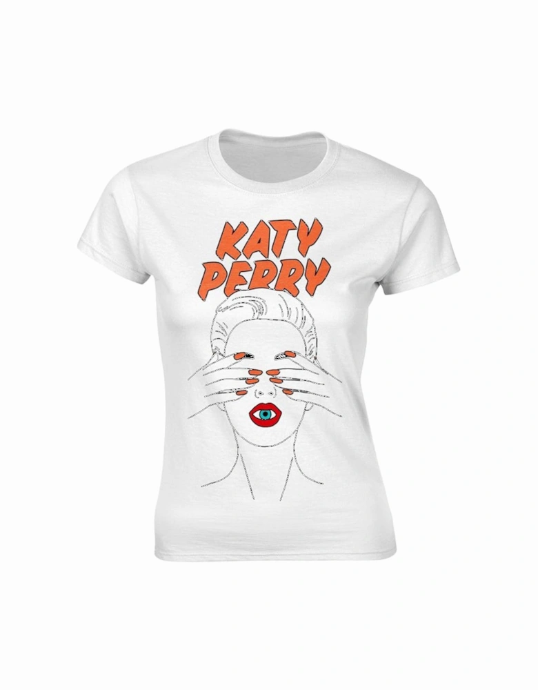Katy Perry Womens/Ladies Illustrated Eye T-Shirt