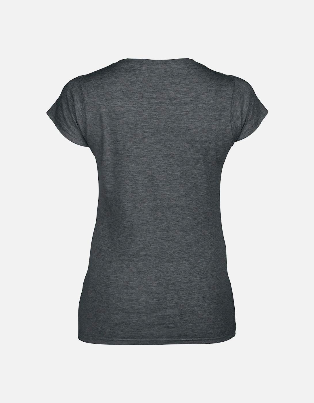 Womens/Ladies Softstyle Heather V Neck T-Shirt