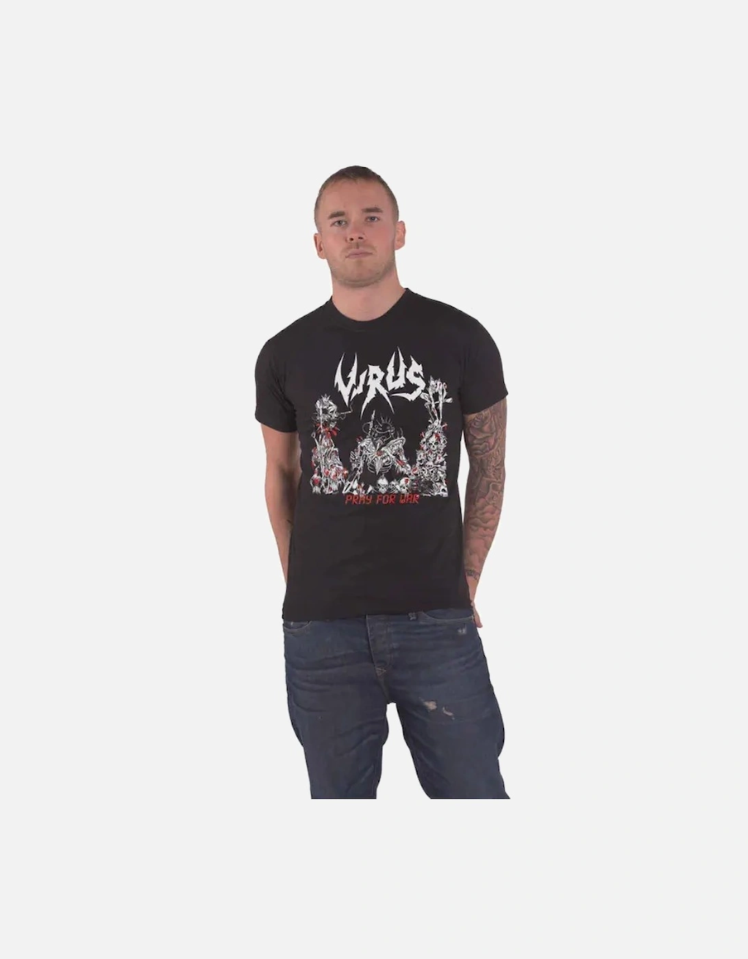 Unisex Adult Pray For War T-Shirt