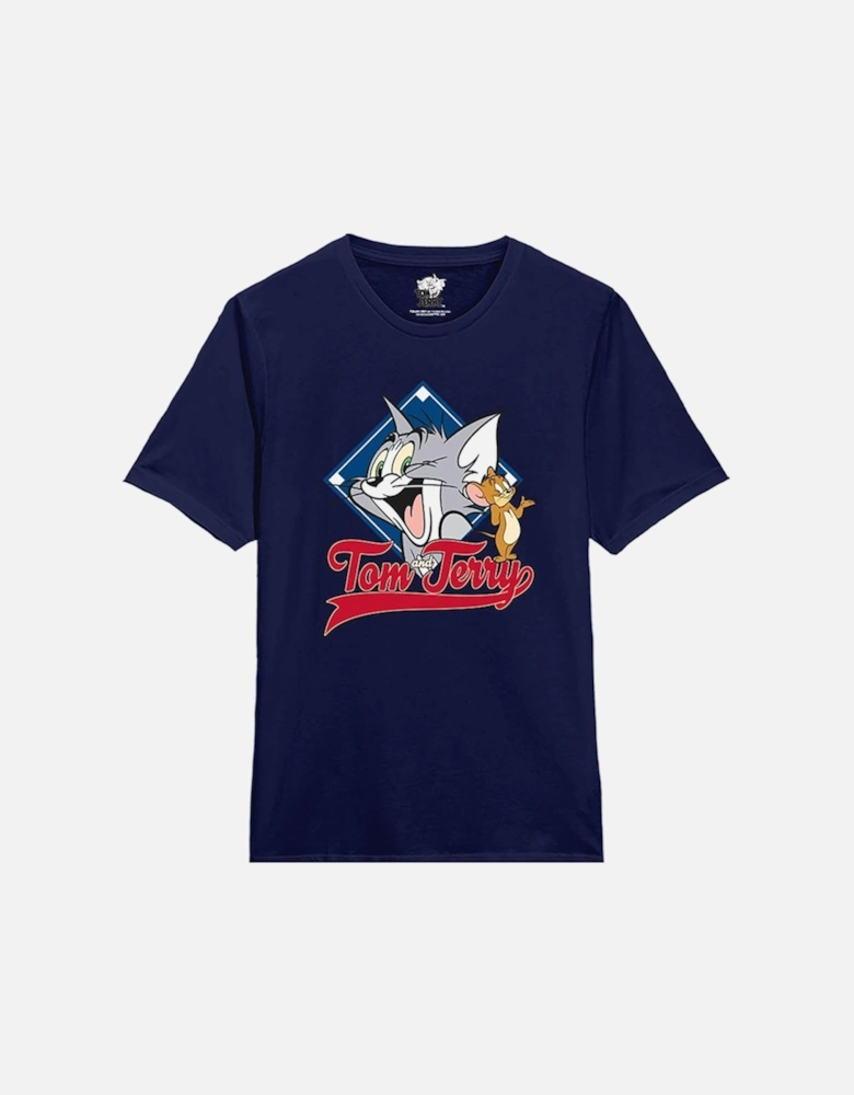 Tom and Jerry Unisex Adult Classic Retro T-Shirt