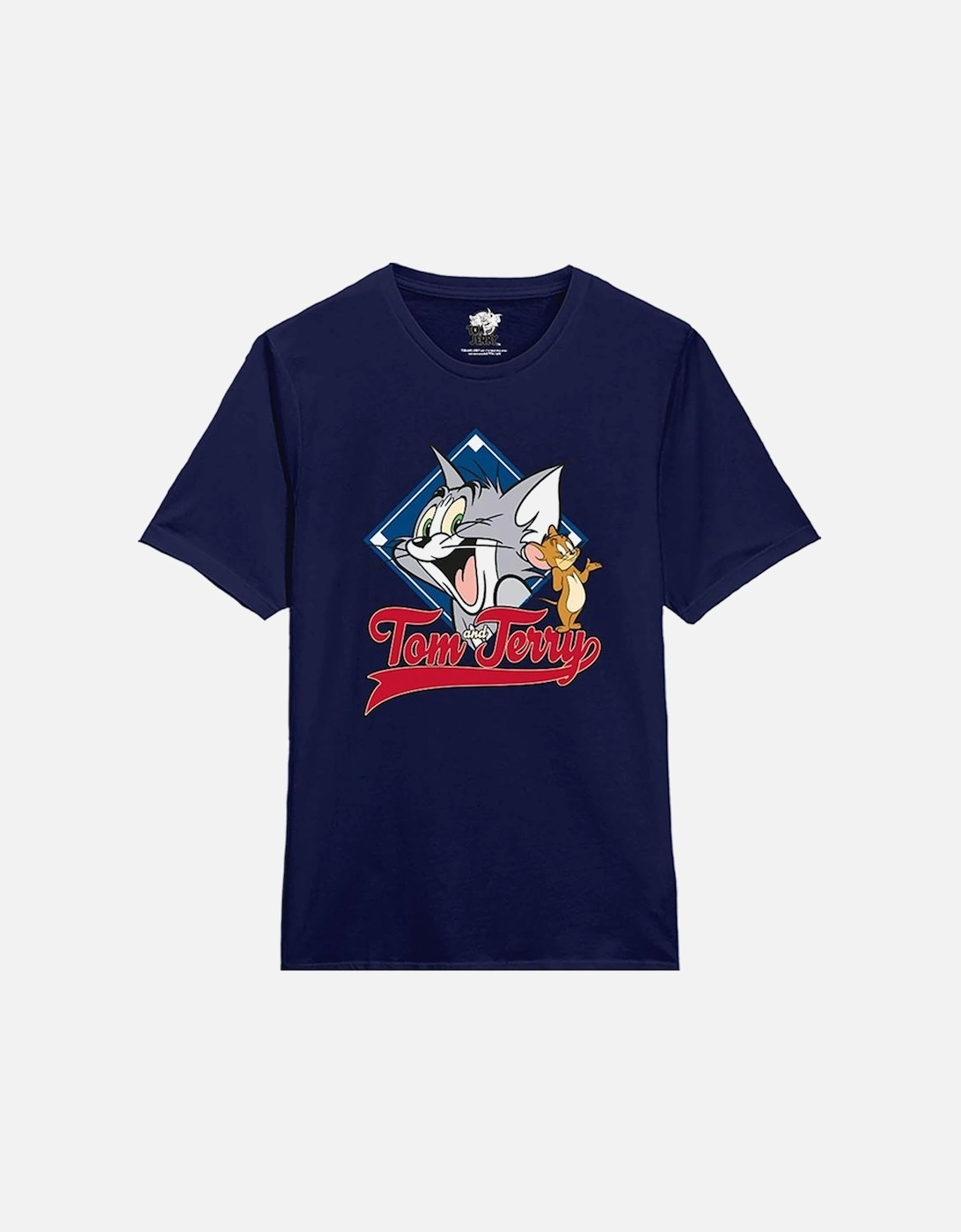 Tom and Jerry Unisex Adult Classic Retro T-Shirt, 2 of 1