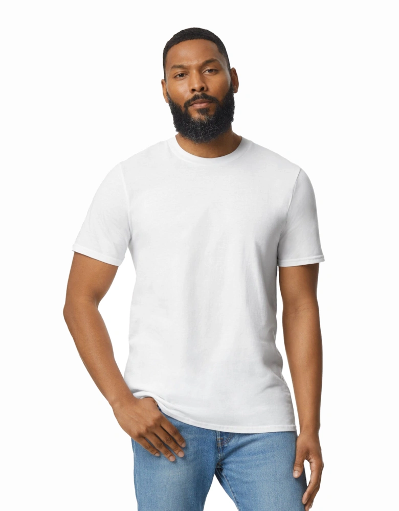 Unisex Adult Softstyle Plain Enzyme Washed T-Shirt
