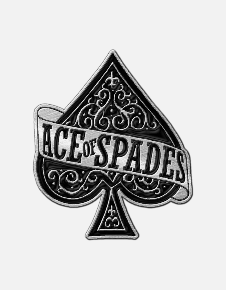 Enamel Ace Of Spades Badge