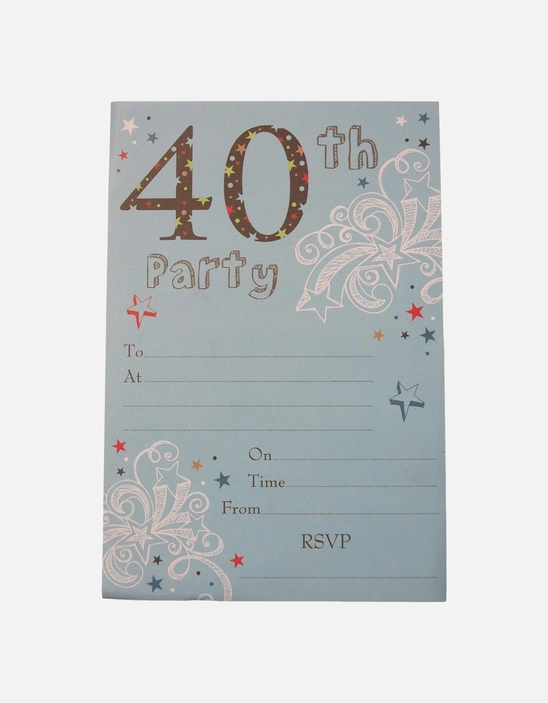 40th Birthday Invitations (Pack of 20), 2 of 1