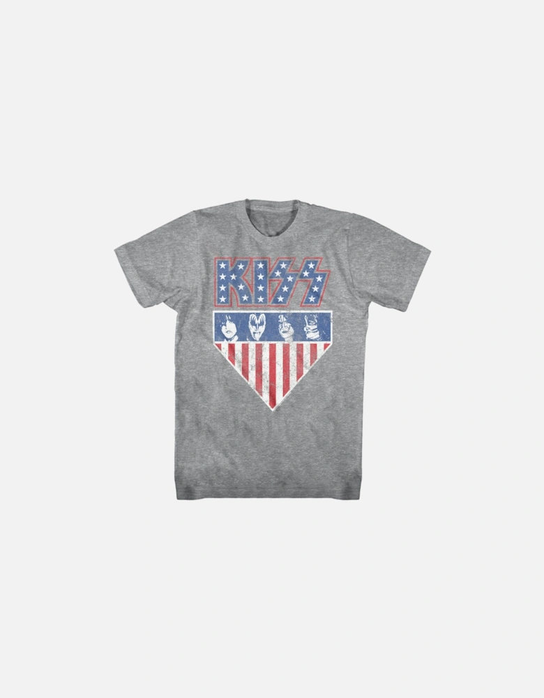 Unisex Adult Stars And Stripes Cotton T-Shirt