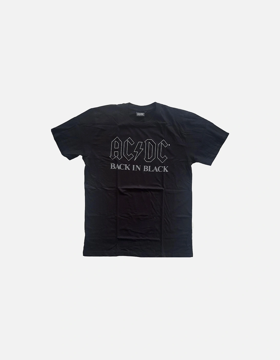 Unisex Adult Back In Black T-Shirt, 2 of 1